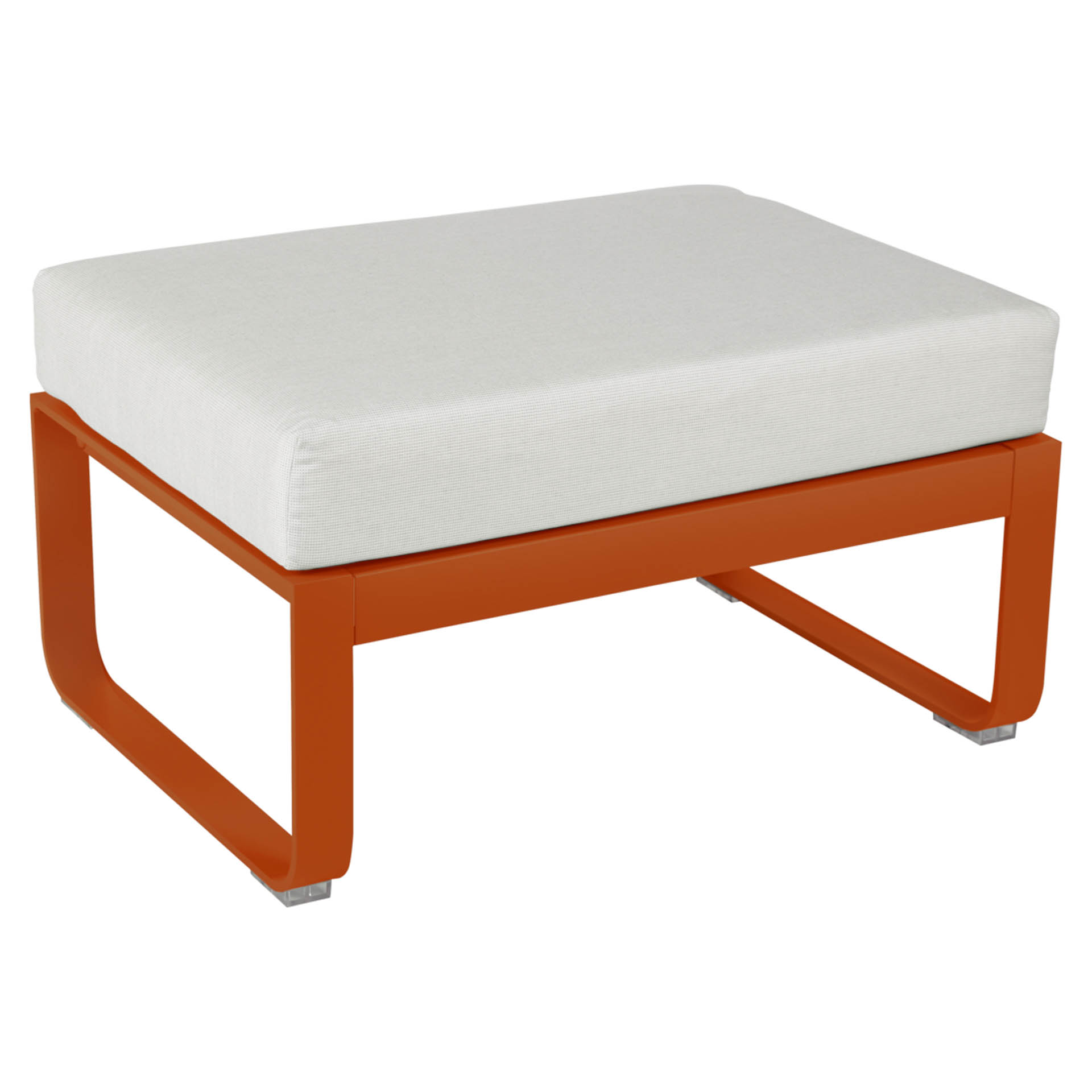 Bellevie 1-Sitzer Hocker E2 Kandierte Orange 81 Grauweiß günstig online kaufen