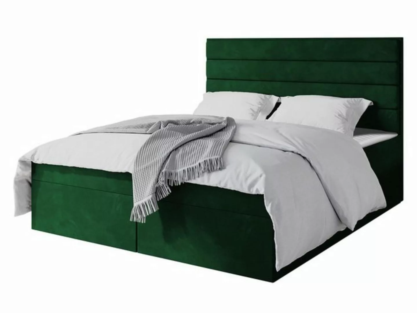 MIRJAN24 Boxspringbett Hugo III (mit Hauptmatratze, Topper), Doppelbett mit günstig online kaufen