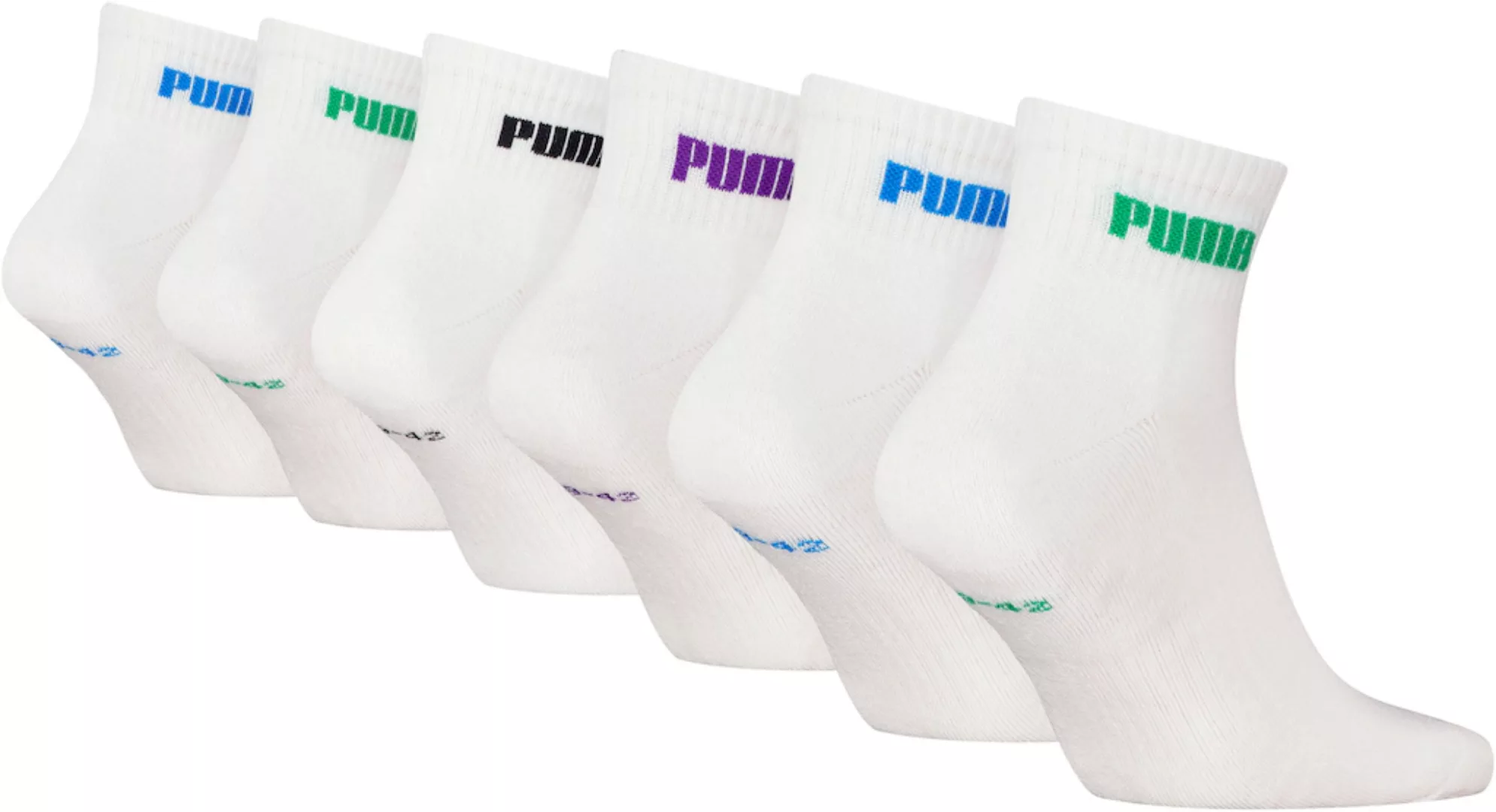 PUMA Sneakersocken, (6er-Pack), mit Logostickerei günstig online kaufen