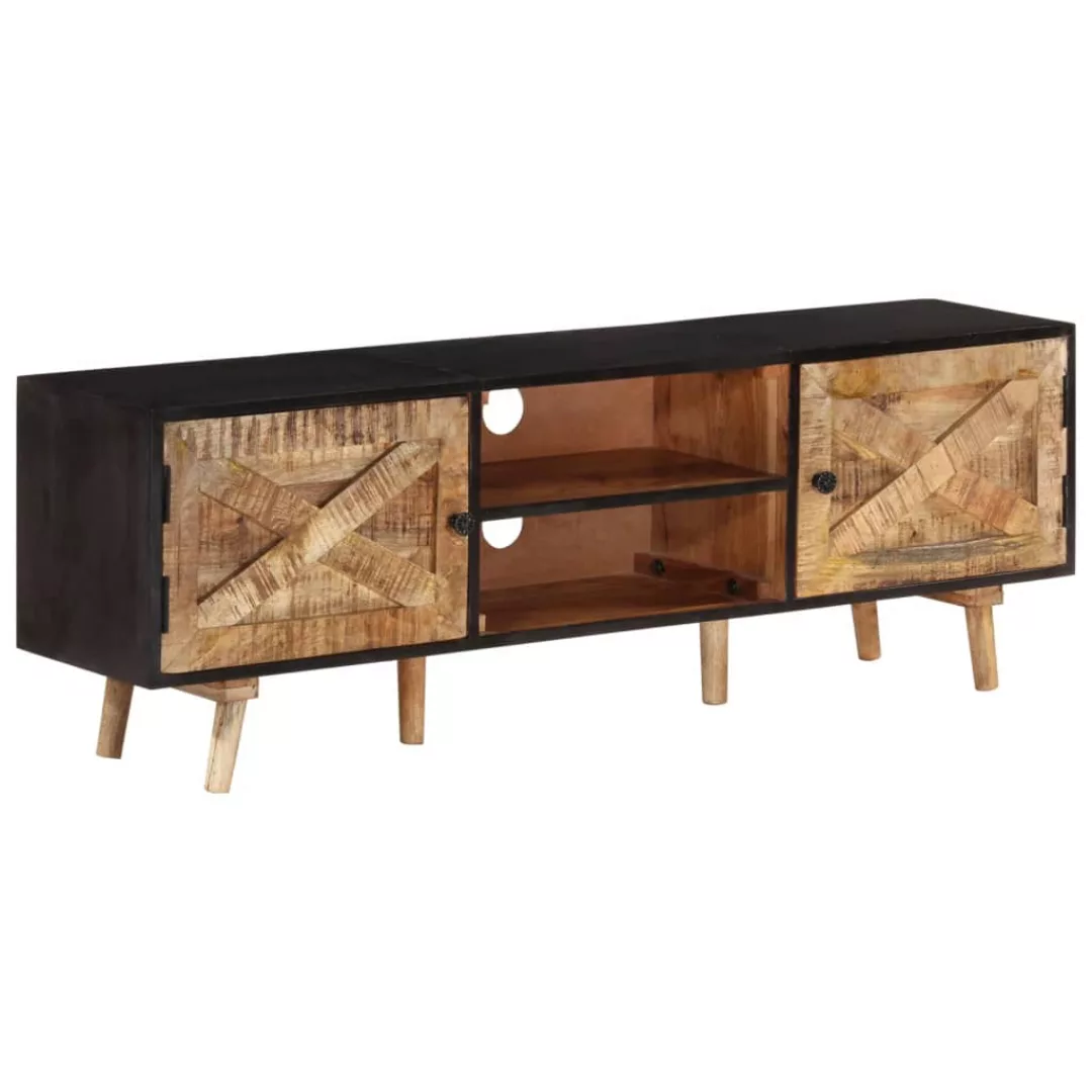 Tv-schrank 140x30x46 Cm Rohes Mangoholz Und Massivholz Akazie günstig online kaufen