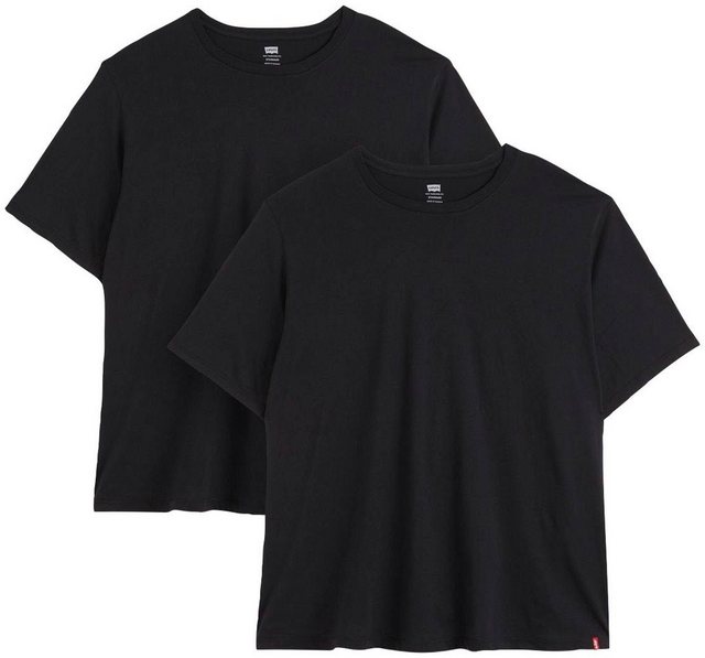 Levi's® Plus Rundhalsshirt BIG 2 PACK TEE (Packung, 2er-Pack) unifarben günstig online kaufen