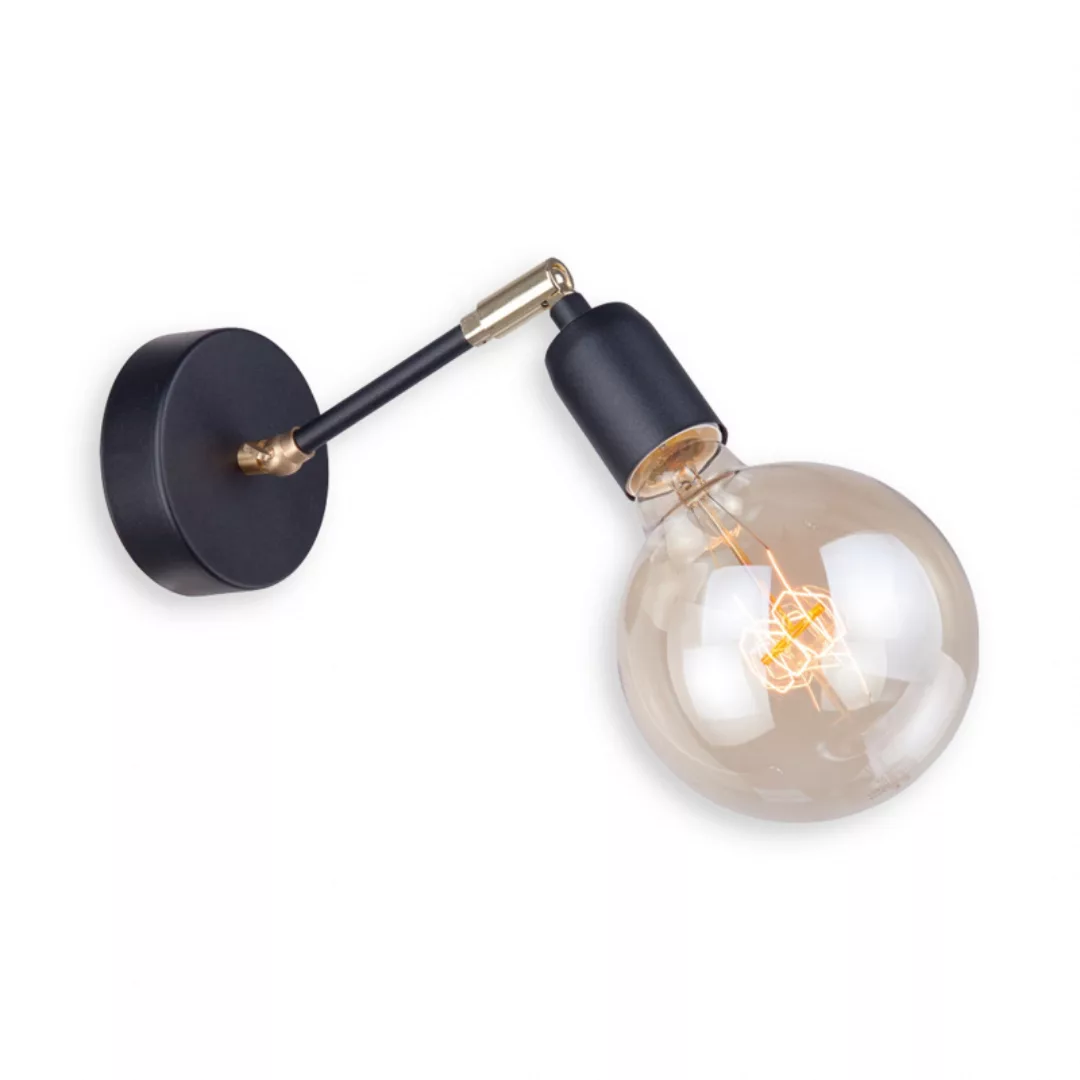 Wandlampe Stik mit Gelenken, schwarz günstig online kaufen
