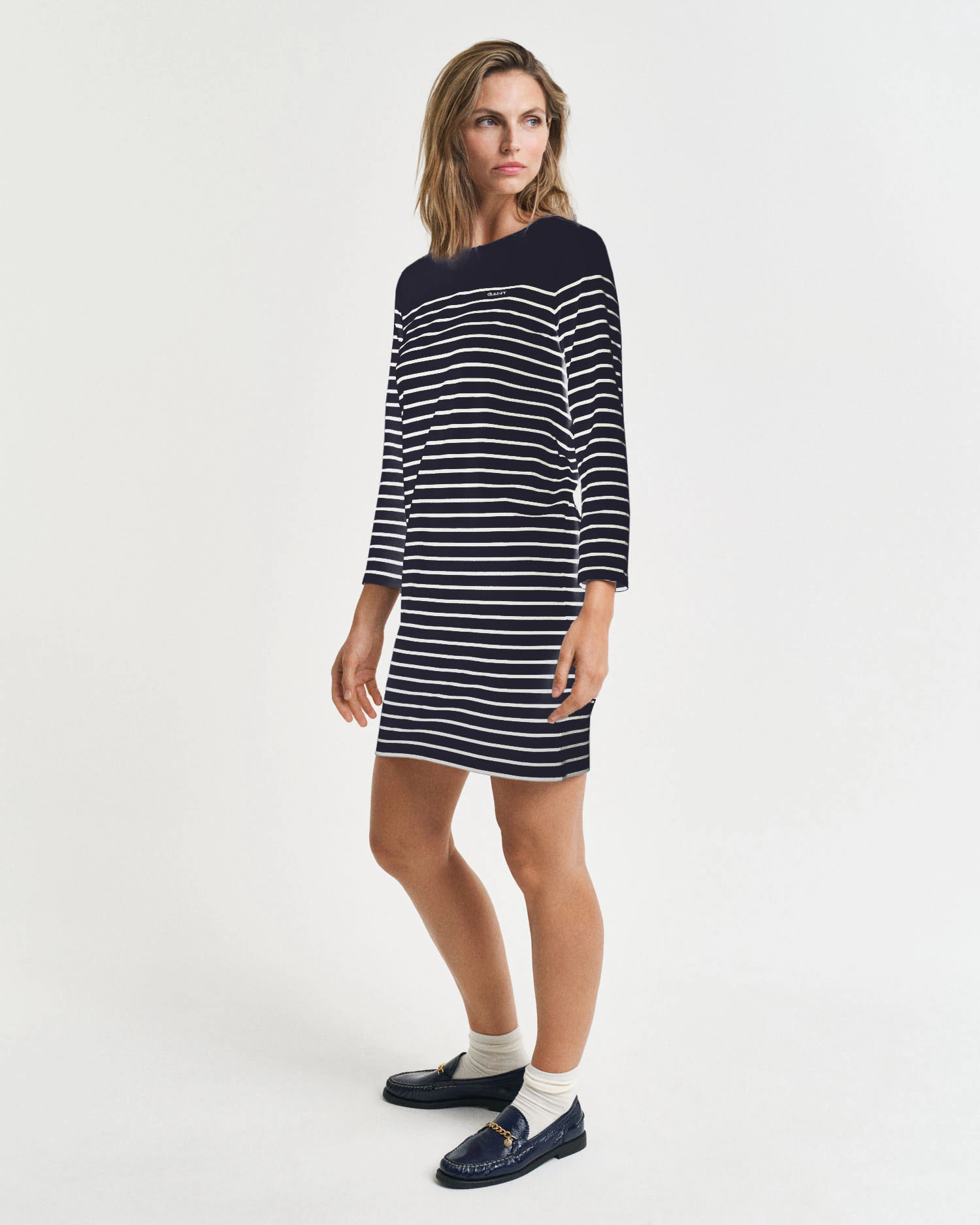 Gant Jerseykleid "REG 3/4 SLEEVE BRETON DRESS" günstig online kaufen