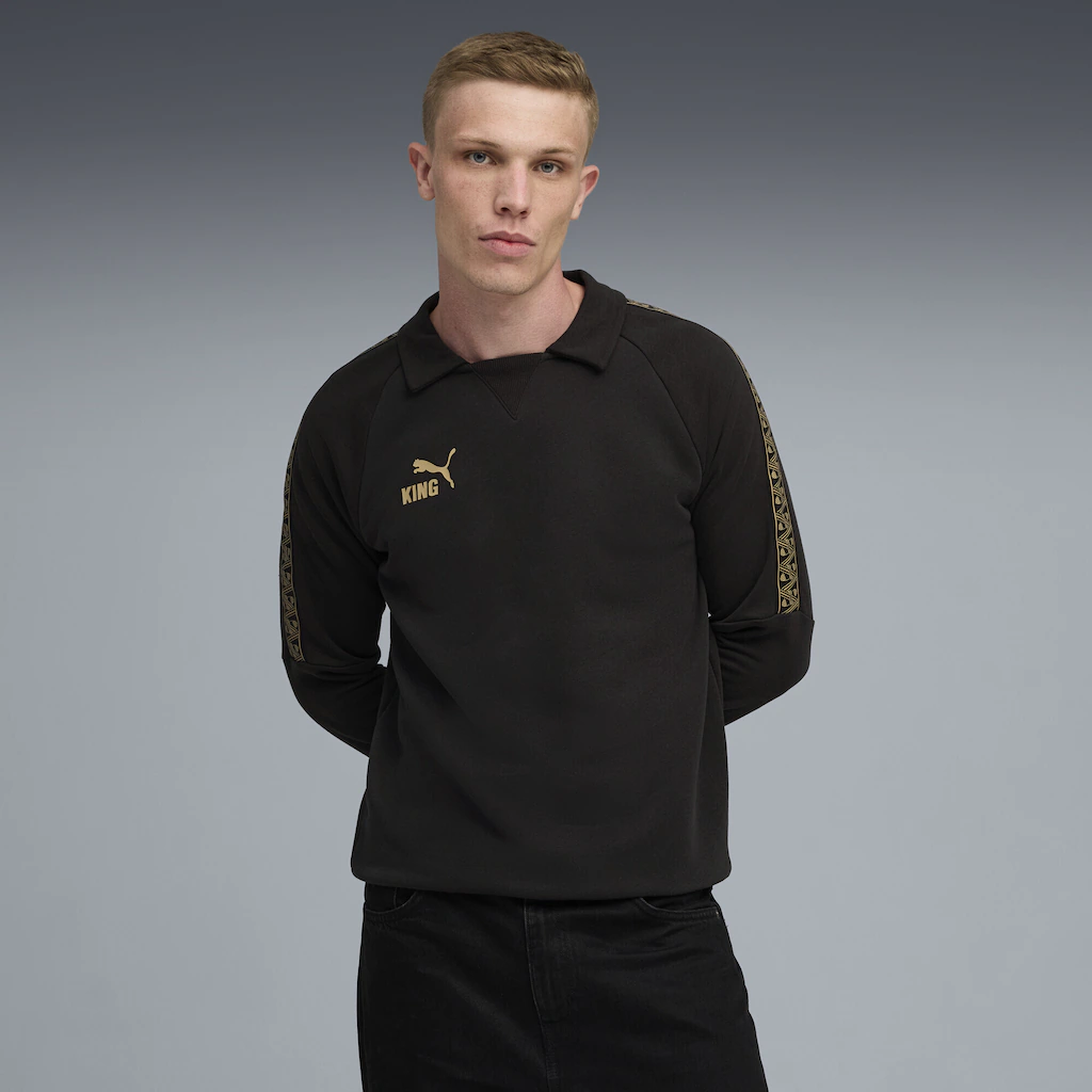 PUMA Sweatjacke "KING Drill Fußballoberteil Herren" günstig online kaufen