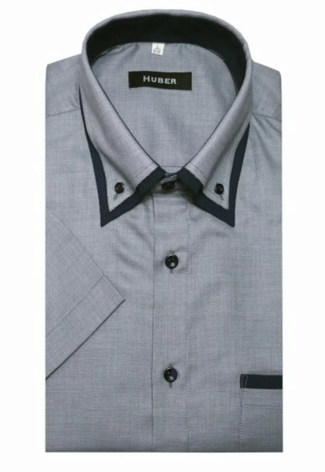 Huber Hemden Kurzarmhemd HU-0196 Button-down-Kragen, Kurzarm, Regular Fit-g günstig online kaufen