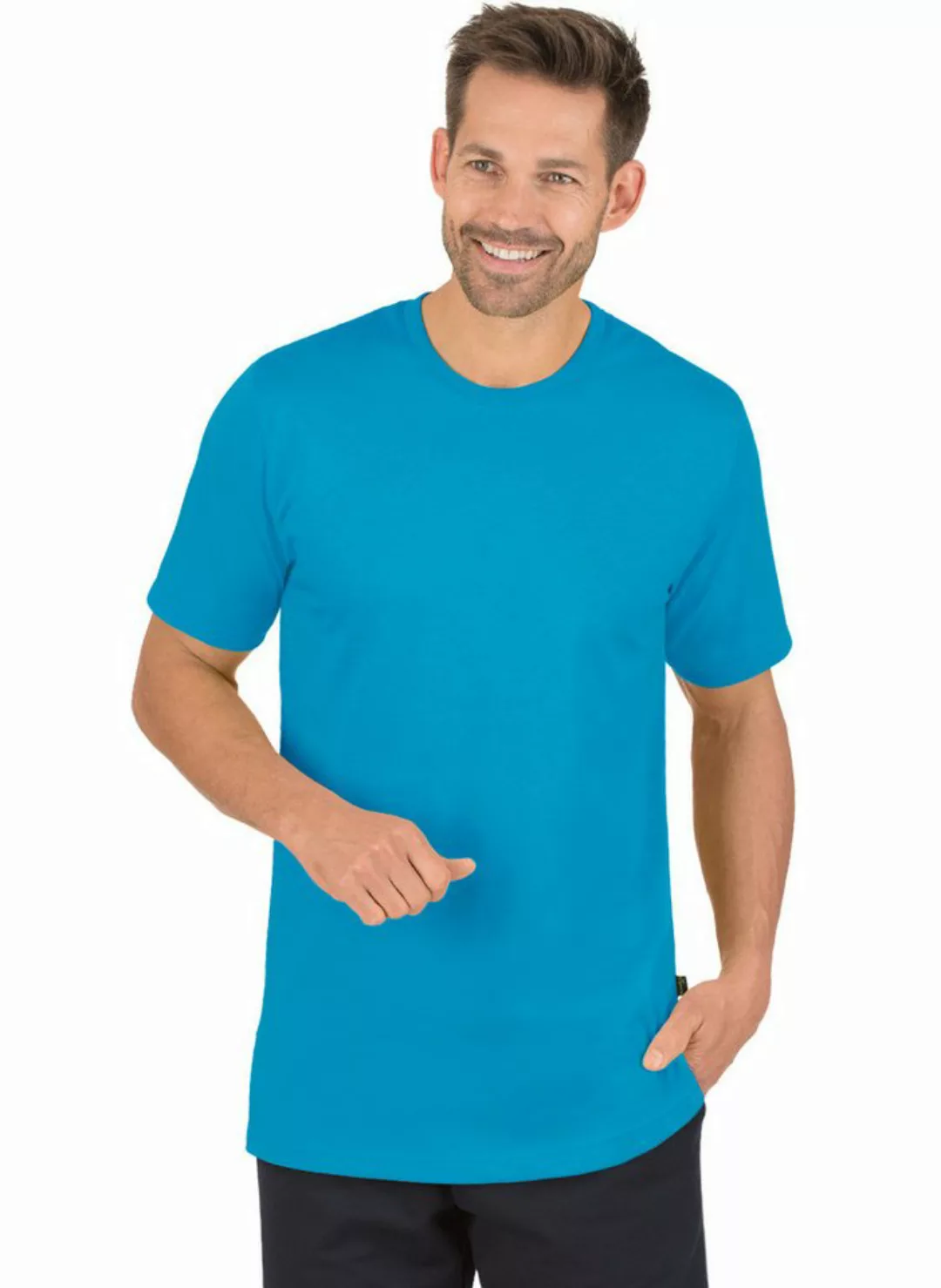 Trigema T-Shirt TRIGEMA T-Shirt aus 100% Baumwolle (1-tlg) günstig online kaufen