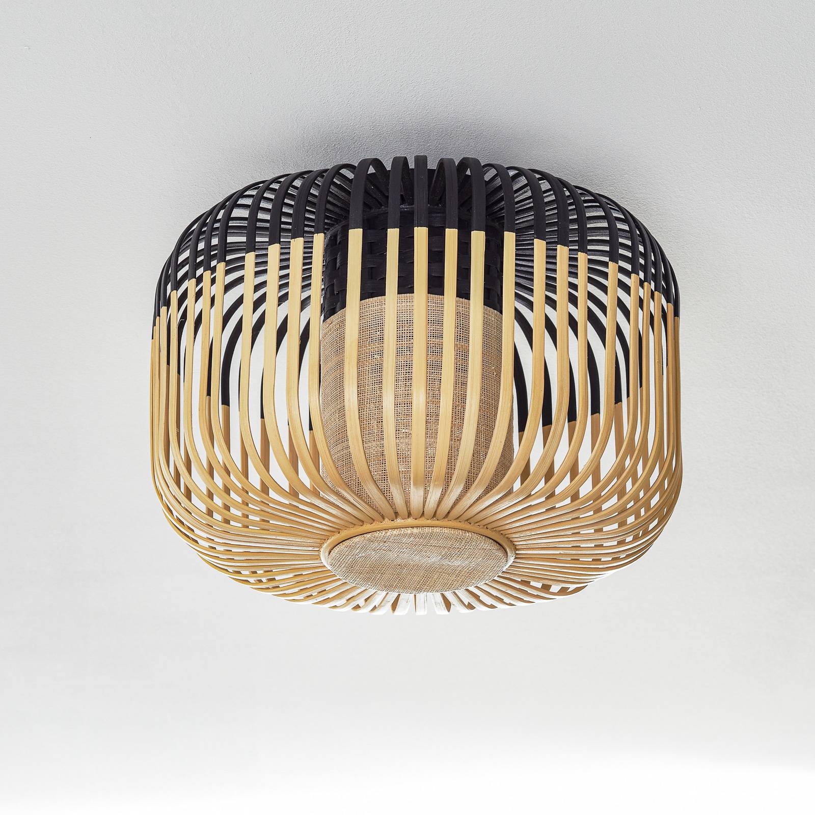Forestier Bamboo Light S Deckenlampe 35cm schwarz günstig online kaufen