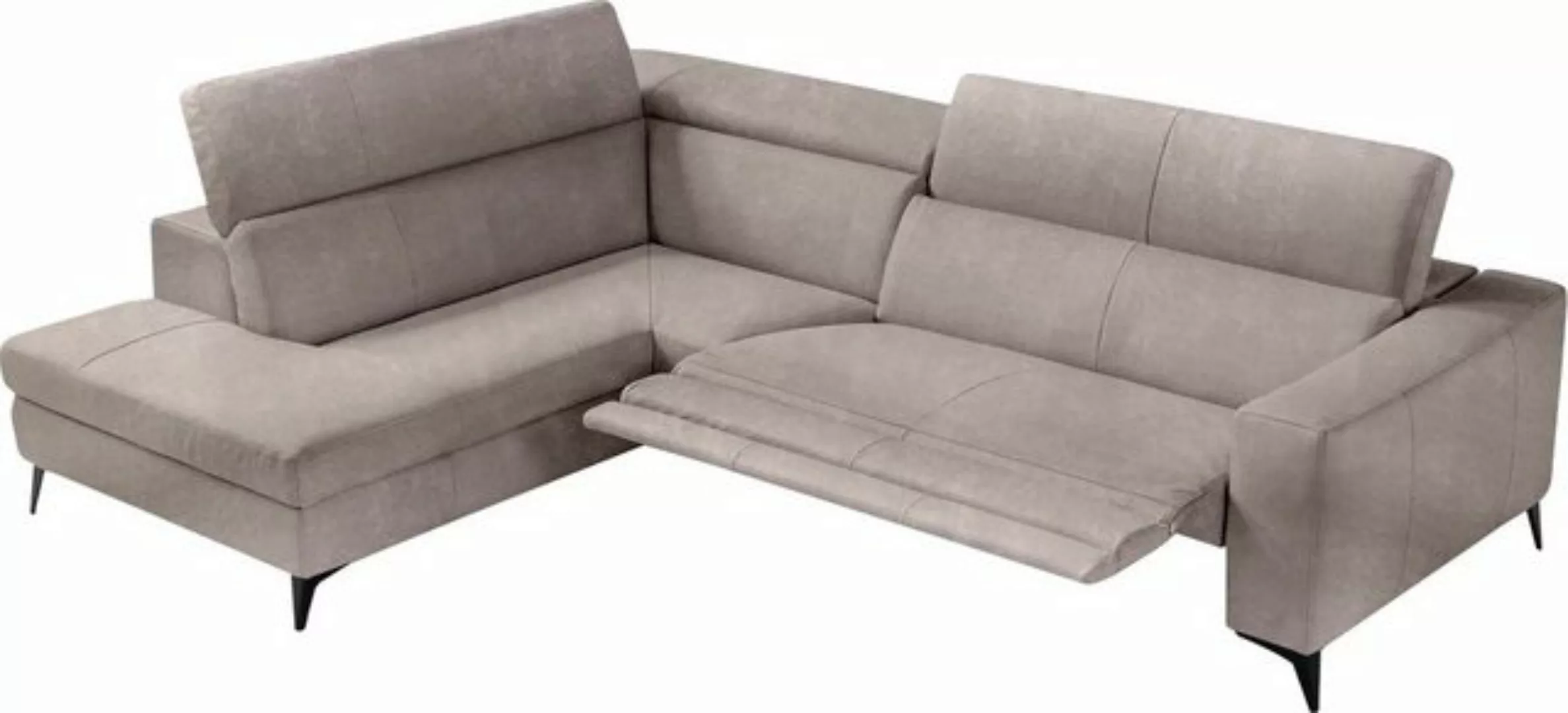 Egoitaliano Ecksofa "Edith, Designsofa mit hohem Sitzkomfort, L-Form", inkl günstig online kaufen