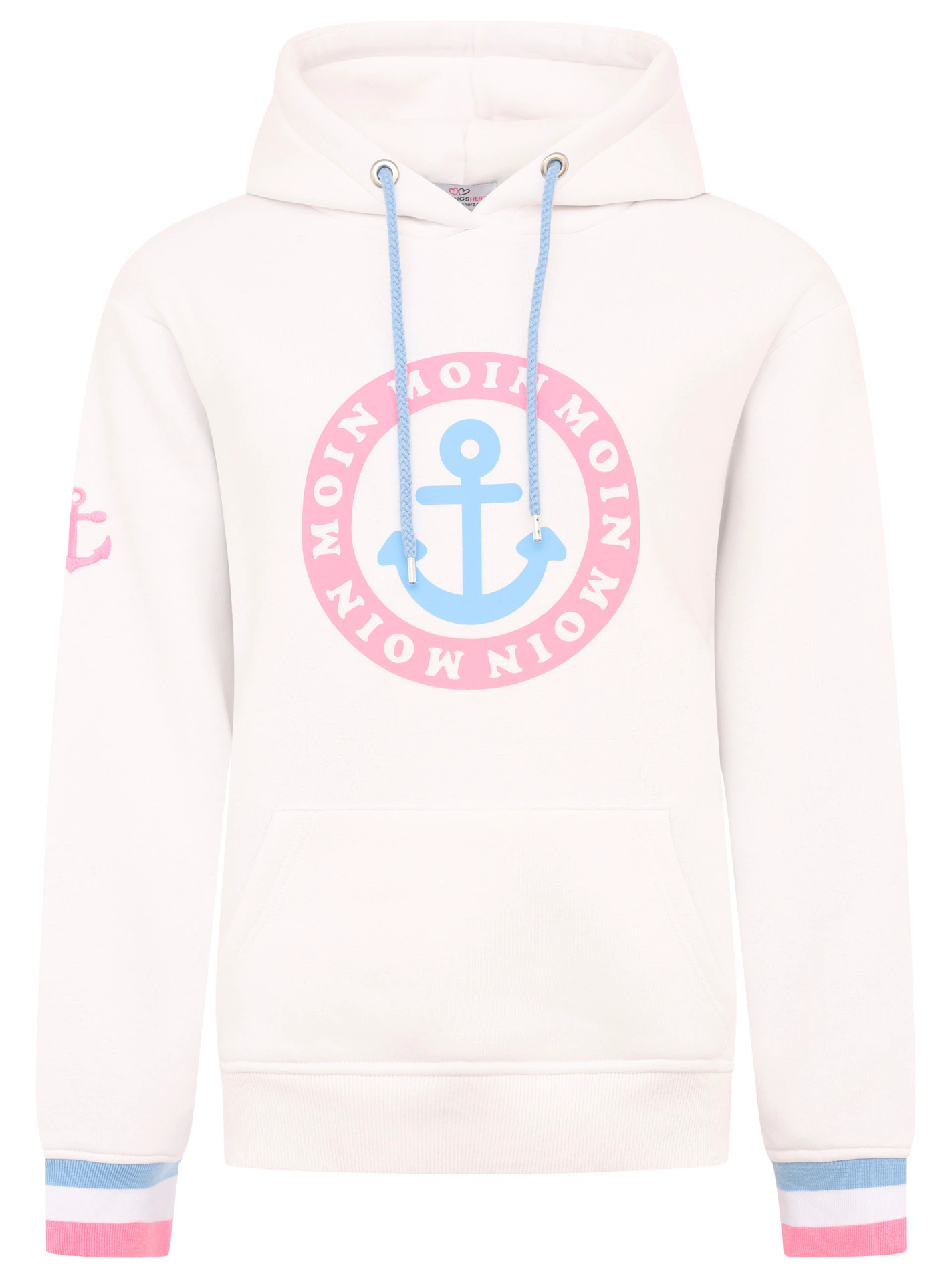 Zwillingsherz Hoodie "Hoodie "Bailey"", mit Moin und Anker Print günstig online kaufen