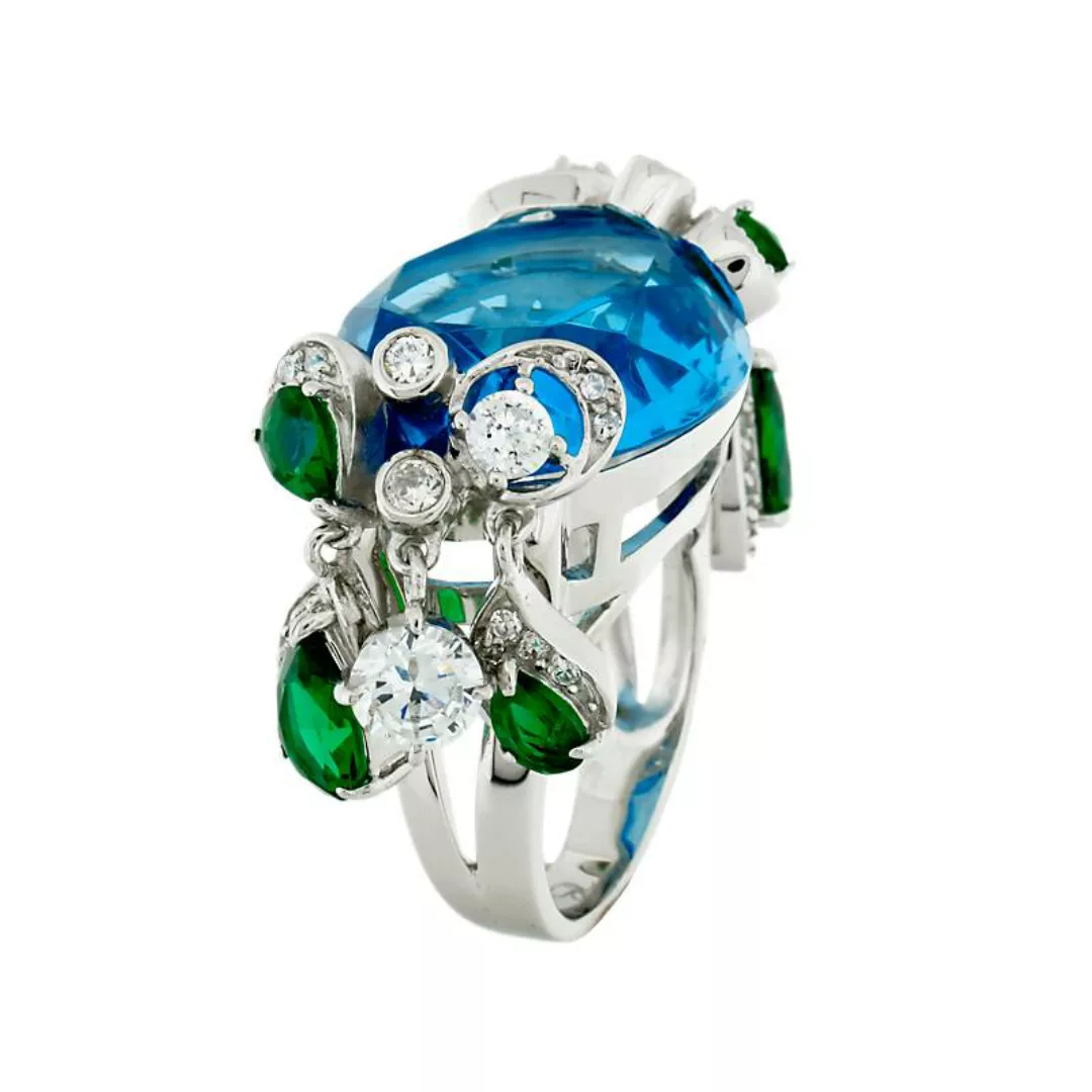 Ring Kranto aus 925 Sterling Silber Schmuck für Damen Heat Gr.17 günstig online kaufen