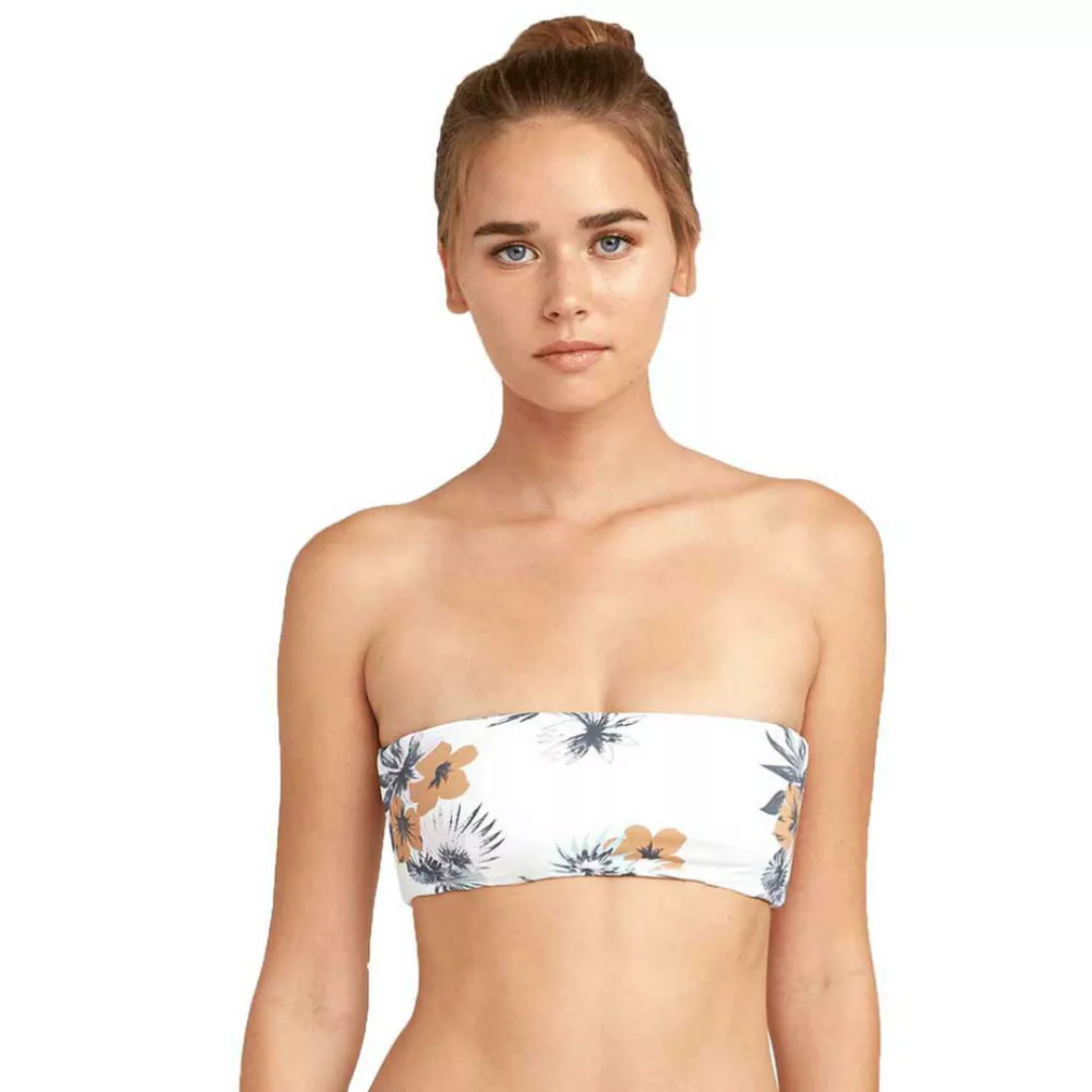 Rvca Romeo Floral Full Bikini Oberteil M Creme günstig online kaufen