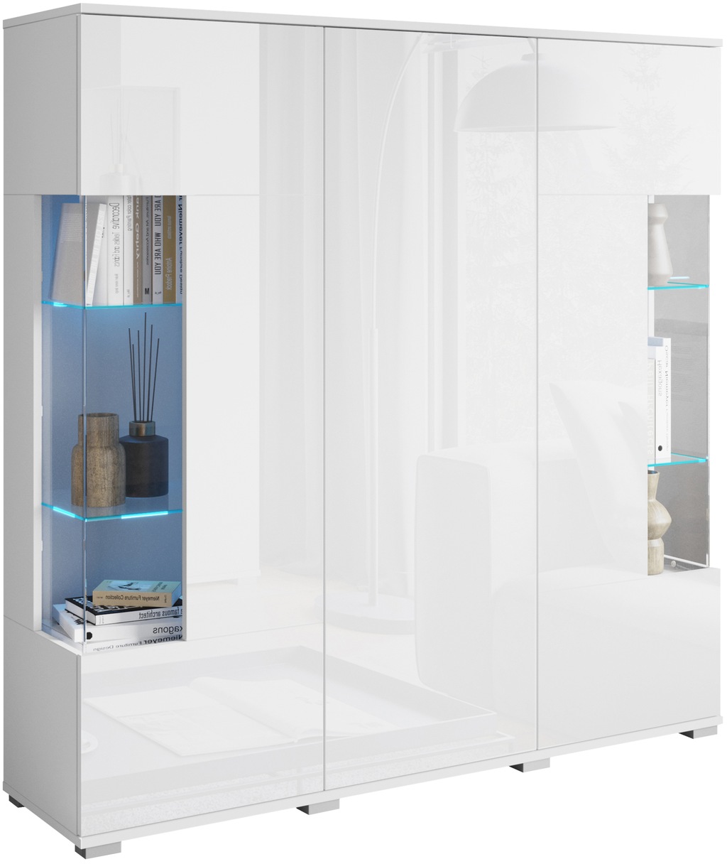 INOSIGN Highboard "Kenia", (1 St.), Modernes Highboard, mit Glastüren, Brei günstig online kaufen