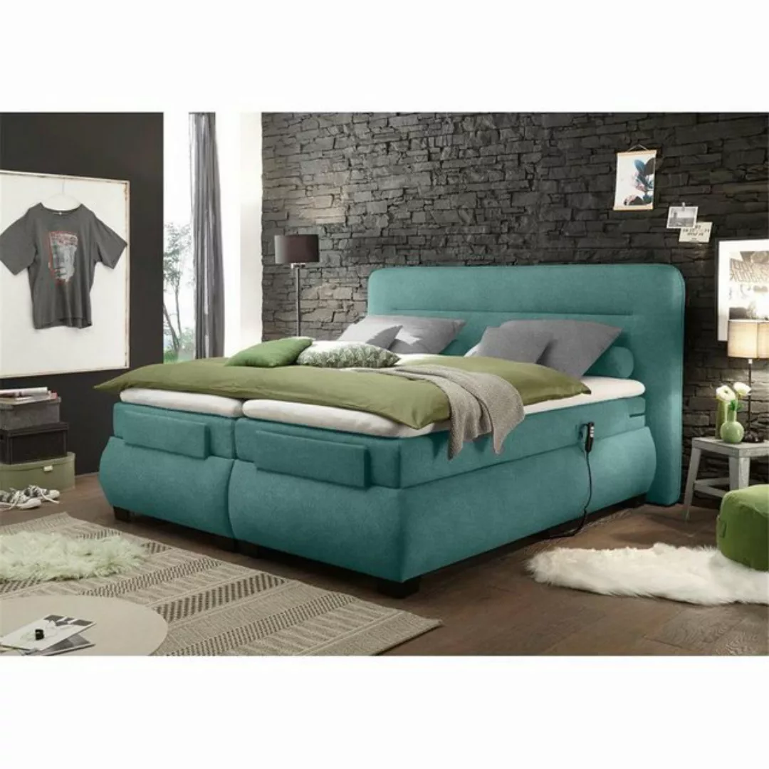 Lomadox Boxspringbett EDIRNE-09, 180x200 cm elektrisch verstellbar, Härtegr günstig online kaufen