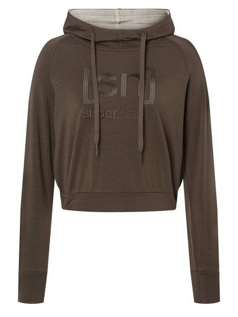 SUPER.NATURAL Hoodie Merino Hoodie W LIQUID FLOW LOGO HOODIE geruchshemmend günstig online kaufen