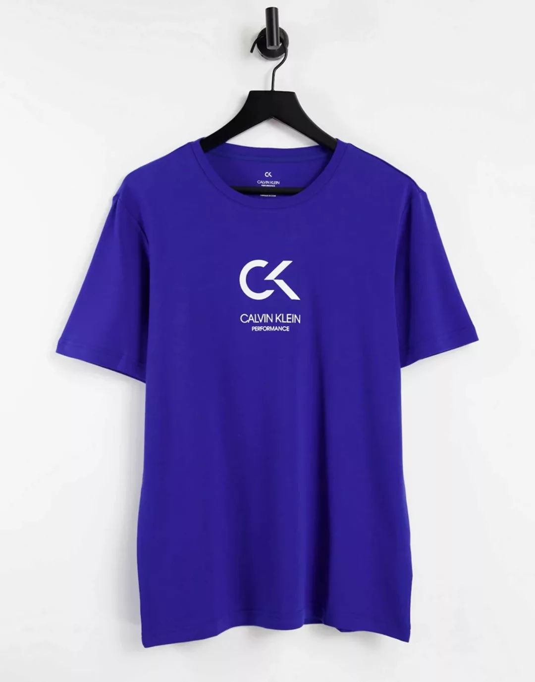 Calvin Klein – Sport – T-Shirt-Blau günstig online kaufen
