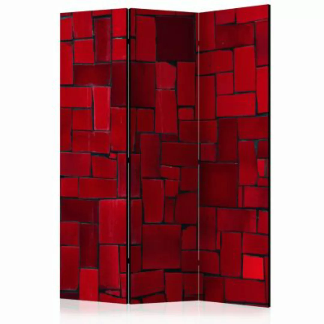 artgeist Paravent Red Imagination [Room Dividers] mehrfarbig Gr. 135 x 172 günstig online kaufen