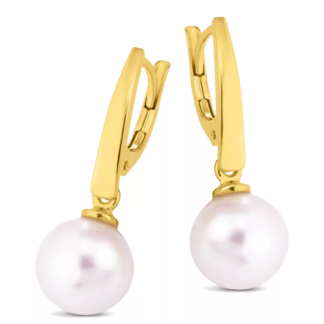 Orolino Paar Ohrhänger "585 Gold Perle weiß 7,5-8,0mm" günstig online kaufen