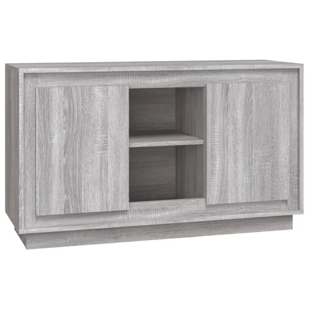 Vidaxl Sideboard Grau Sonoma 102x35x60 Cm Holzwerkstoff günstig online kaufen