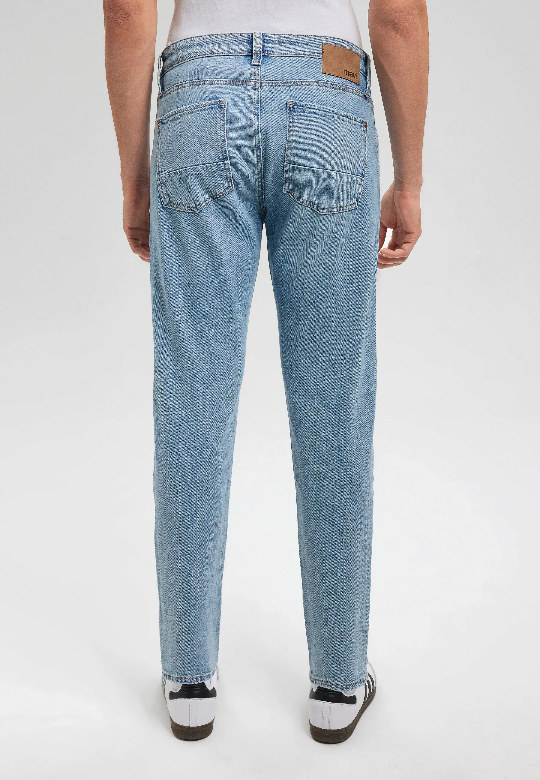 Mavi Weite Jeans "MILAN", Slim Tapered Leg Pants günstig online kaufen