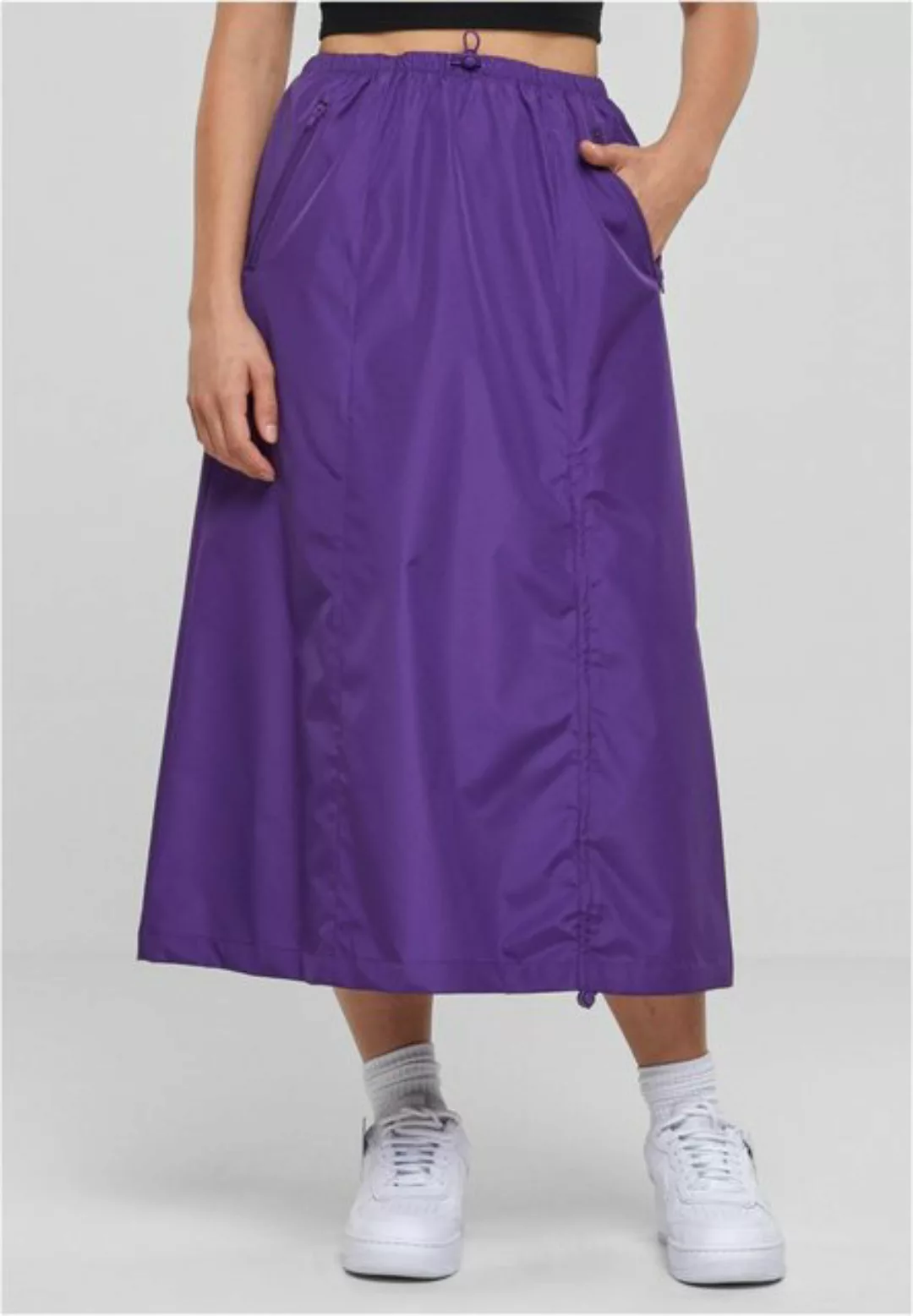 URBAN CLASSICS Midirock Ladies Ripstop Parachute Midi Skirt günstig online kaufen