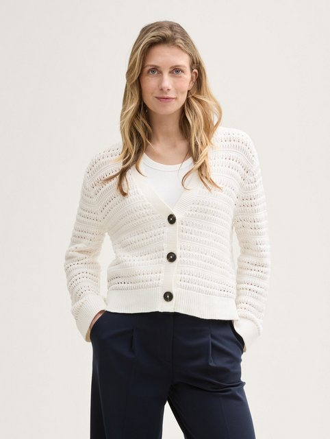 TOM TAILOR Cardigan Cardigan mit V-Ausschnitt günstig online kaufen