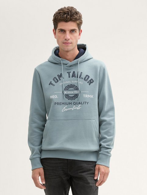 TOM TAILOR Sweatshirt Hoodie mit Logo Print günstig online kaufen