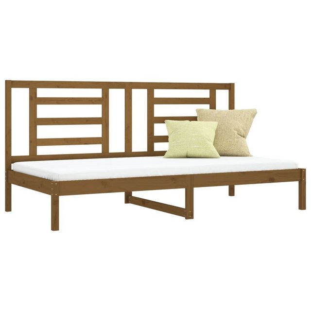 vidaXL Bett Tagesbett Honigbraun 90x200 cm Massivholz Kiefer günstig online kaufen
