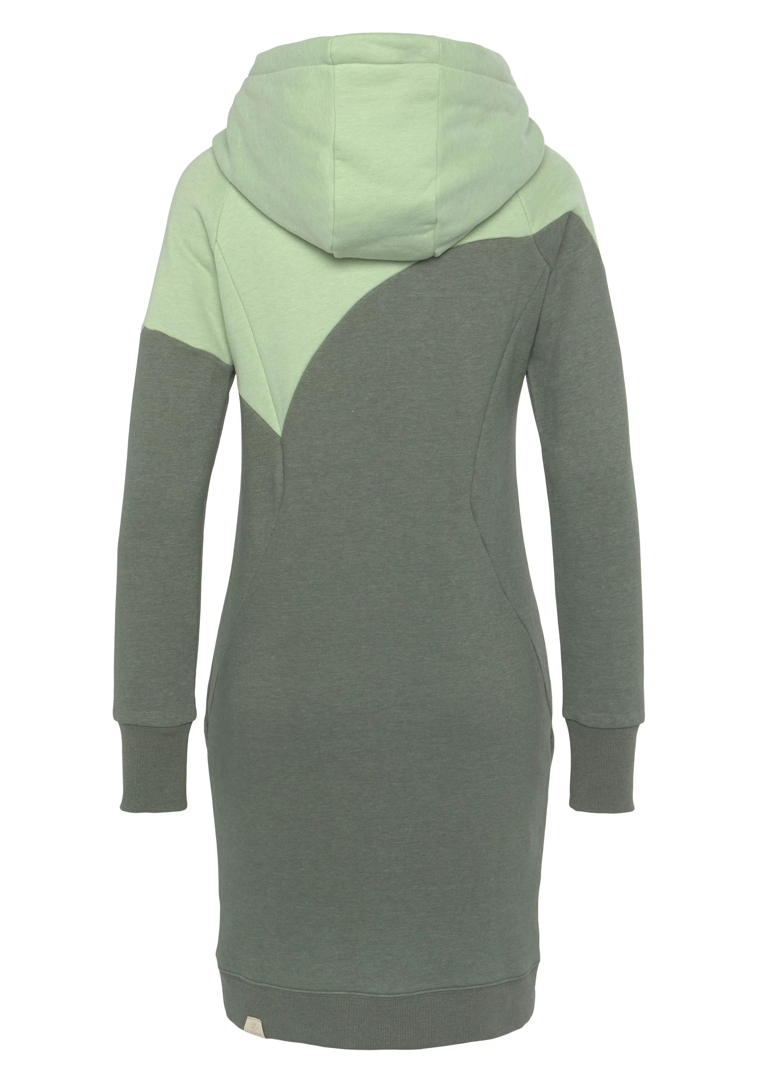 Ragwear Sweatkleid MARISHKA Colorblock Design günstig online kaufen