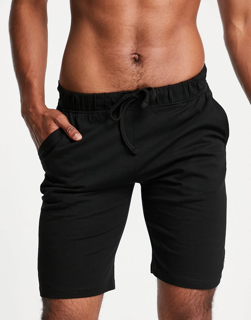 French Connection – Lounge-Shorts in Schwarz günstig online kaufen