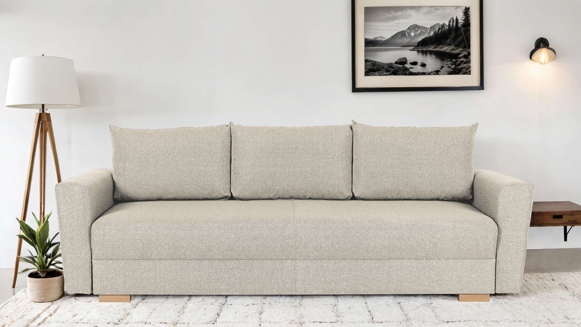 INOSIGN 3-Sitzer "MAGHERA Schlafsofa mit Bettkasten, in hochwertiger Verarb günstig online kaufen