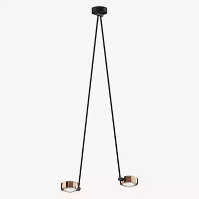 Occhio Sento Soffitto Due 125 Up D Deckenleuchte LED 2-flammig, Kopf roségo günstig online kaufen