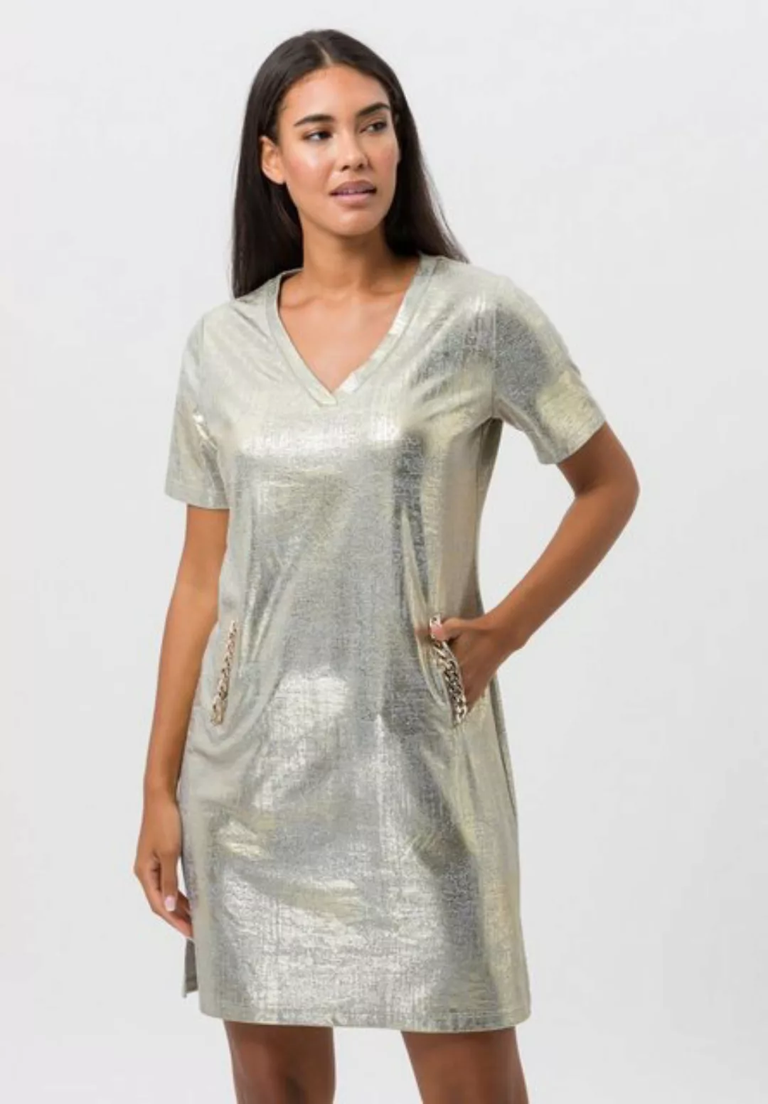 TUZZI Jerseykleid mit Gliederketten-Schmuckdekor günstig online kaufen