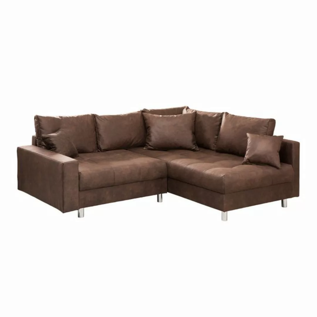 riess-ambiente Ecksofa KENT 220cm braun, Set 2 Teile, Wohnzimmer · Couch · günstig online kaufen