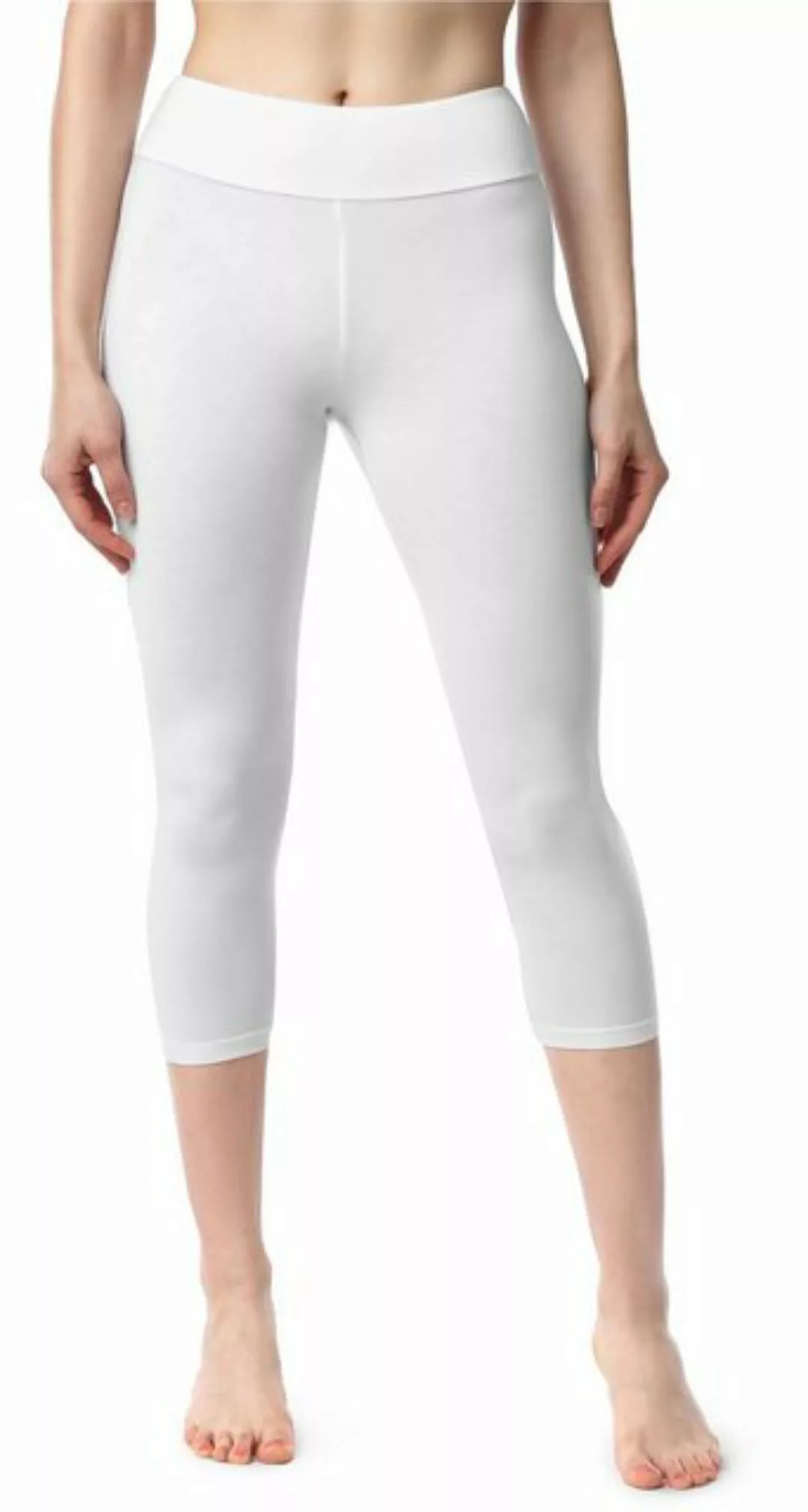 Merry Style Leggings Damen 3/4 Capri Leggings aus Baumwolle MS10-430 (1-tlg günstig online kaufen