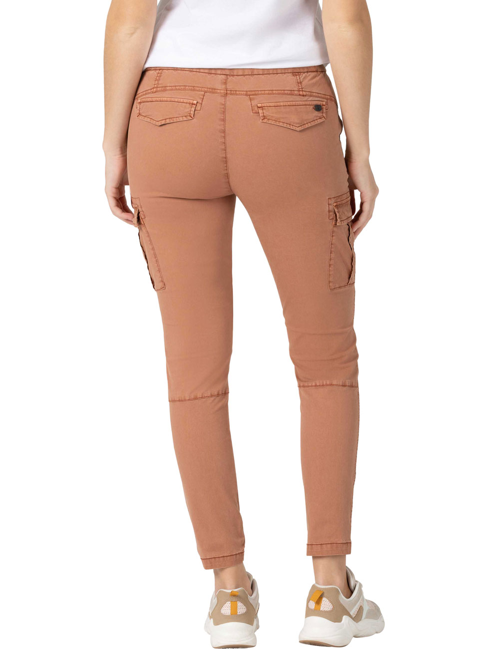 TIMEZONE Damen Cargo Hose Slim MalikaTZ 7/8 - Slim Fit - Beige - Grey Beige günstig online kaufen