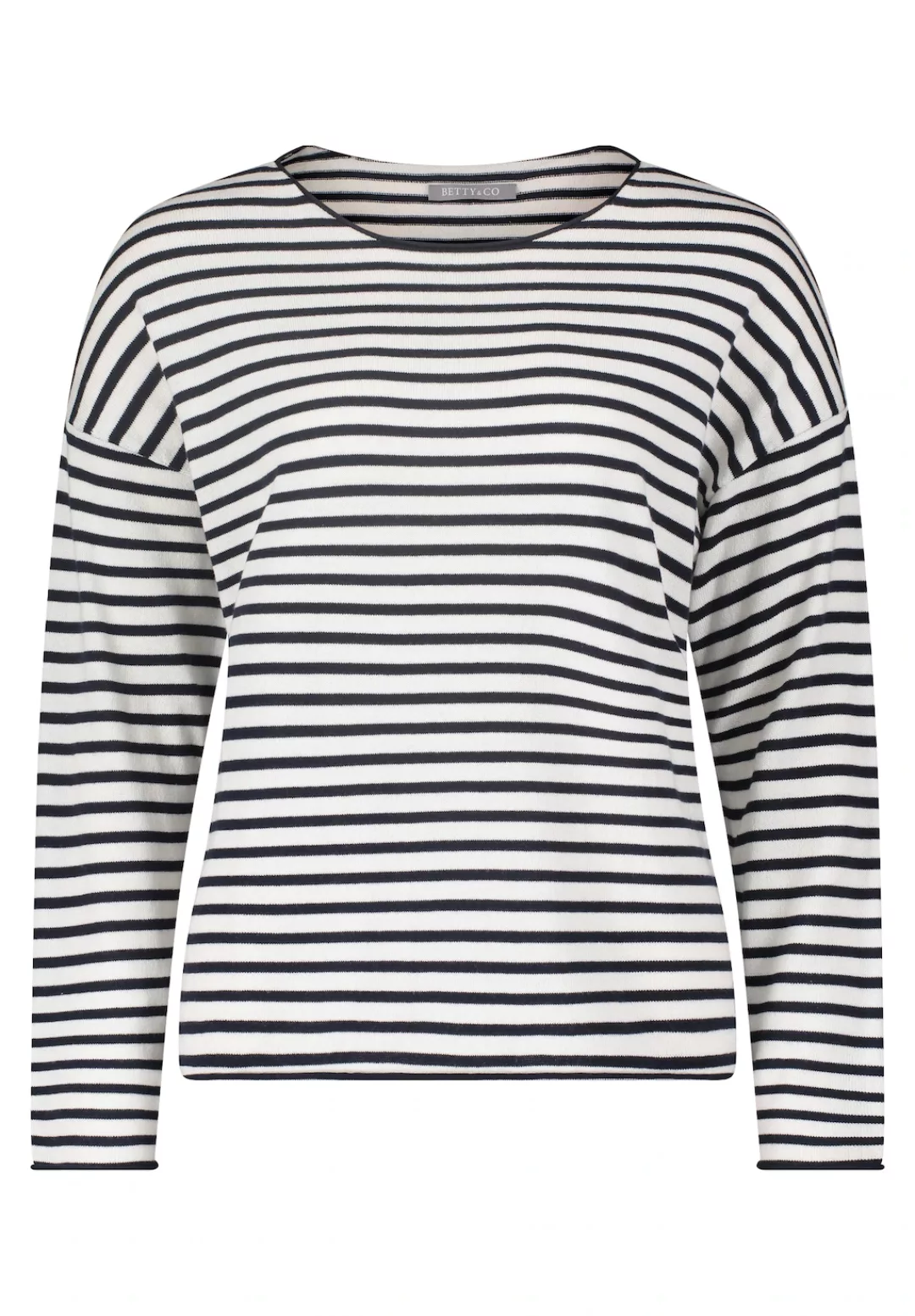 Betty&Co Strickpullover "Betty & Co Strickpullover mit U-Boot-Ausschnitt", günstig online kaufen