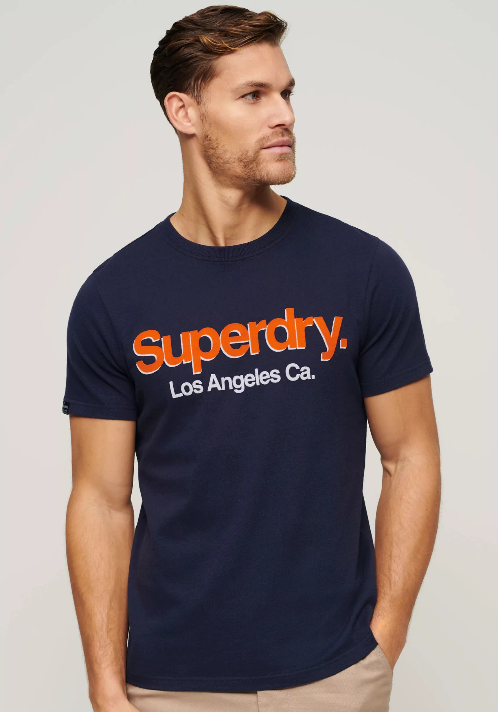 Superdry Print-Shirt SD-CORE LOGO CLASSIC WASHED TEE günstig online kaufen