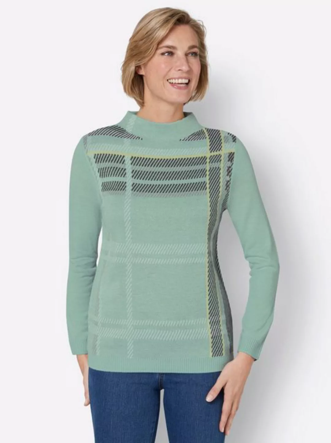 Classic Basics Jacquardpullover "Langarm-Pullover" günstig online kaufen