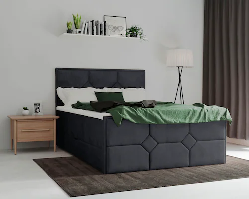 Leonique Boxspringbett "Timeo", in den Breiten 120,140,160 & 180 cm erhältl günstig online kaufen