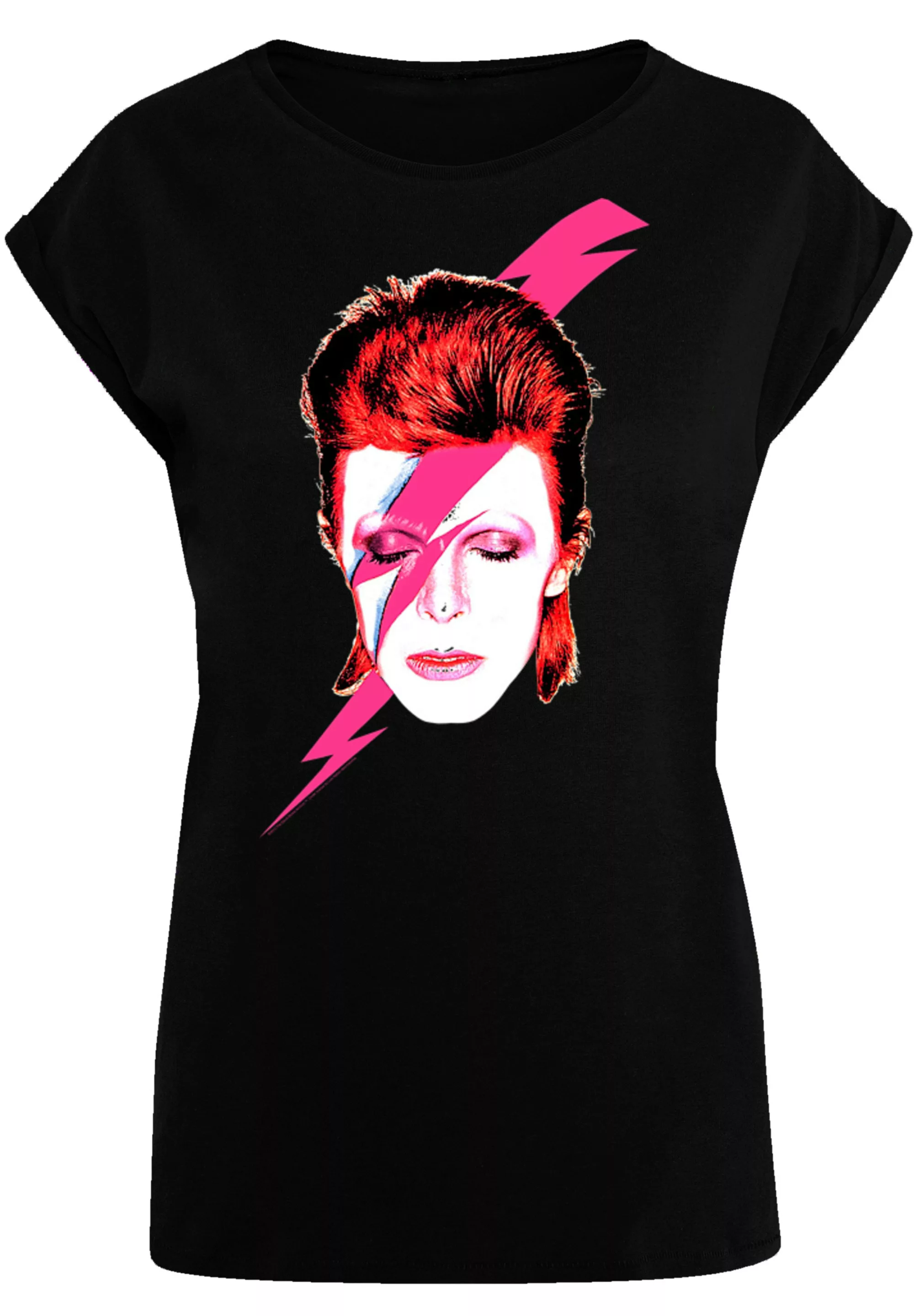 F4NT4STIC T-Shirt "David Bowie Aladdin Sane Lightning Bolt", Print günstig online kaufen
