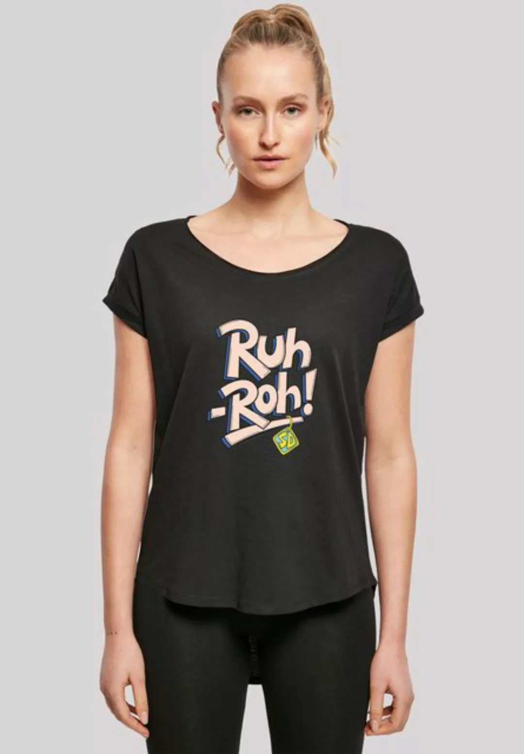 F4NT4STIC T-Shirt Scooby Doo Ruh-Roh Dog Tag Damen,Premium Merch,Lang,Longs günstig online kaufen