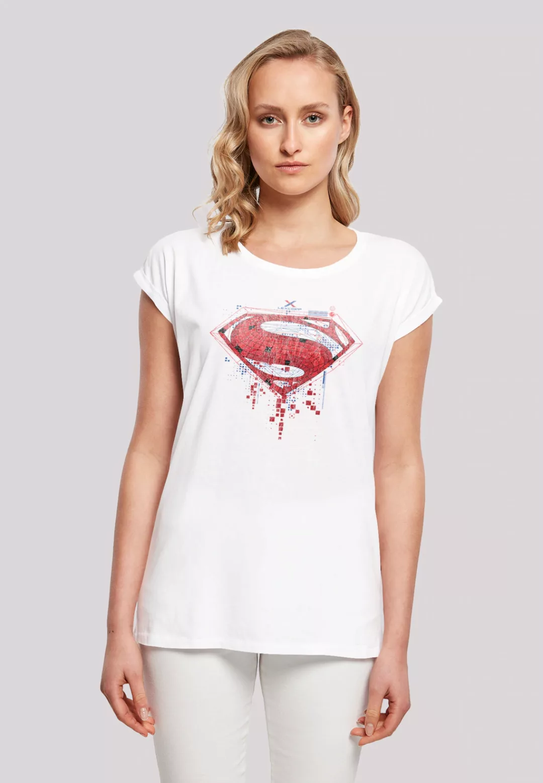 F4NT4STIC T-Shirt "DC Comis Superhelden Superman Geo Logo", Print günstig online kaufen