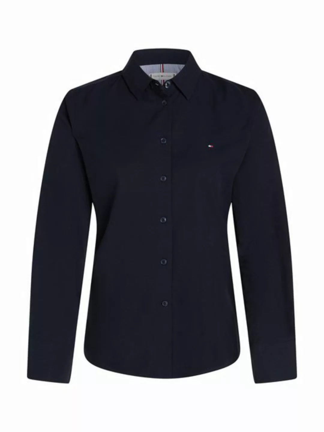 Tommy Hilfiger Hemdbluse ESS POPLIN REGULAR SHIRT mit Popeline, gesticktem günstig online kaufen