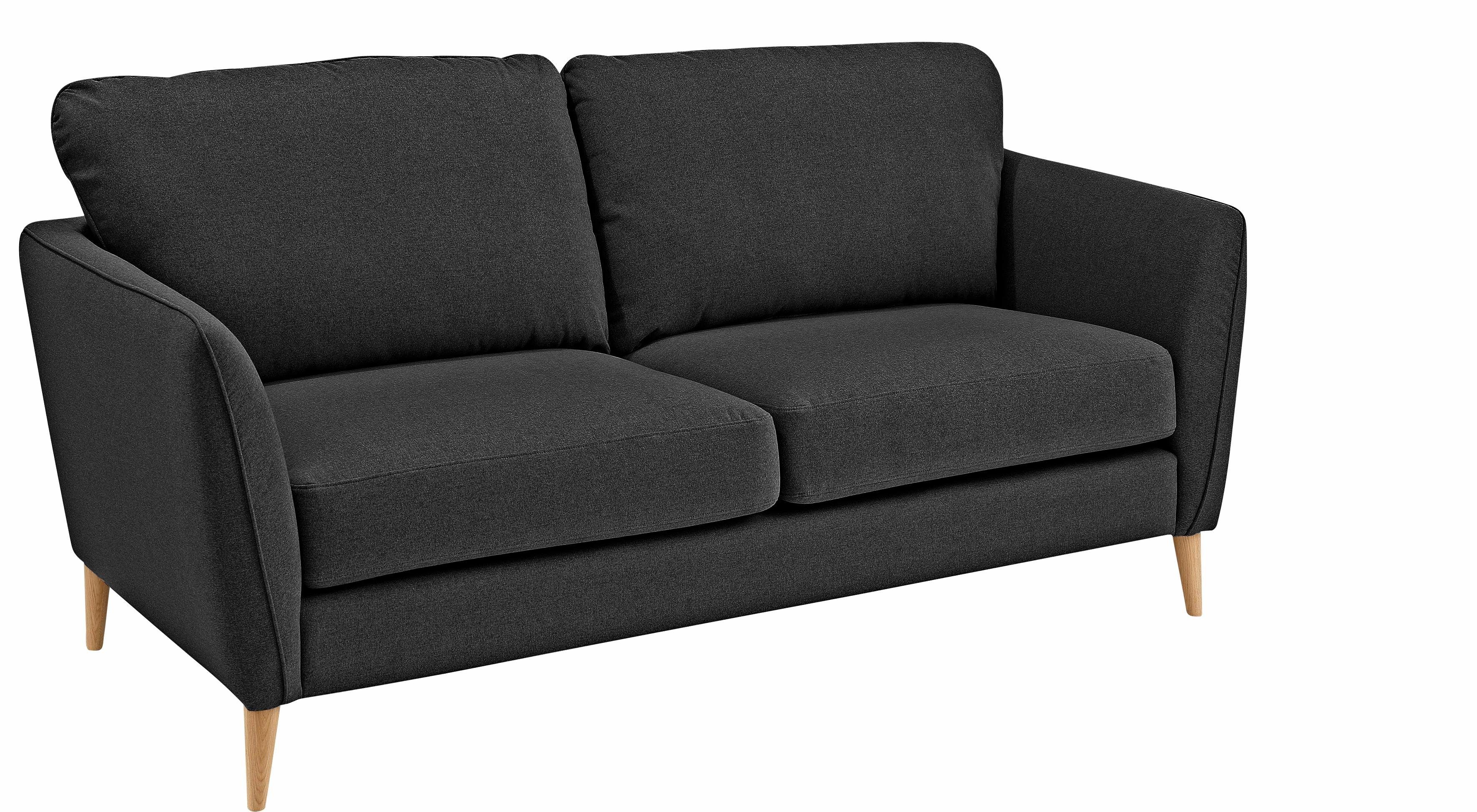 Home affaire 2-Sitzer "MARSEILLE Kompaktsofa 170 cm, Cord, Flachgewebe, Str günstig online kaufen