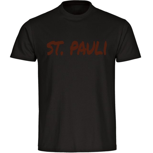 multifanshop T-Shirt Herren St. Pauli - Textmarker - Männer günstig online kaufen