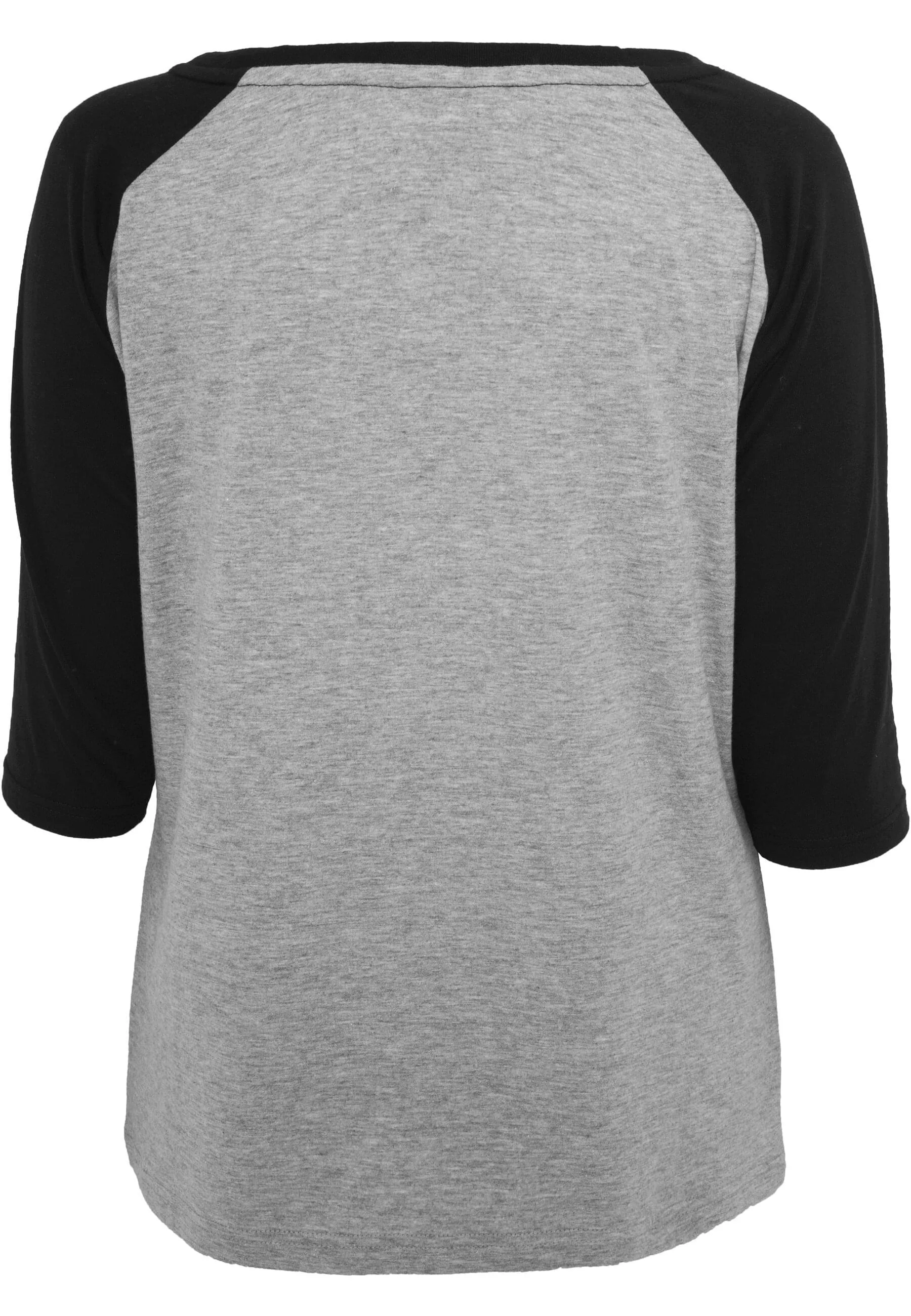 URBAN CLASSICS Kurzarmshirt "Urban Classics Damen Ladies 3/4 Contrast Ragla günstig online kaufen