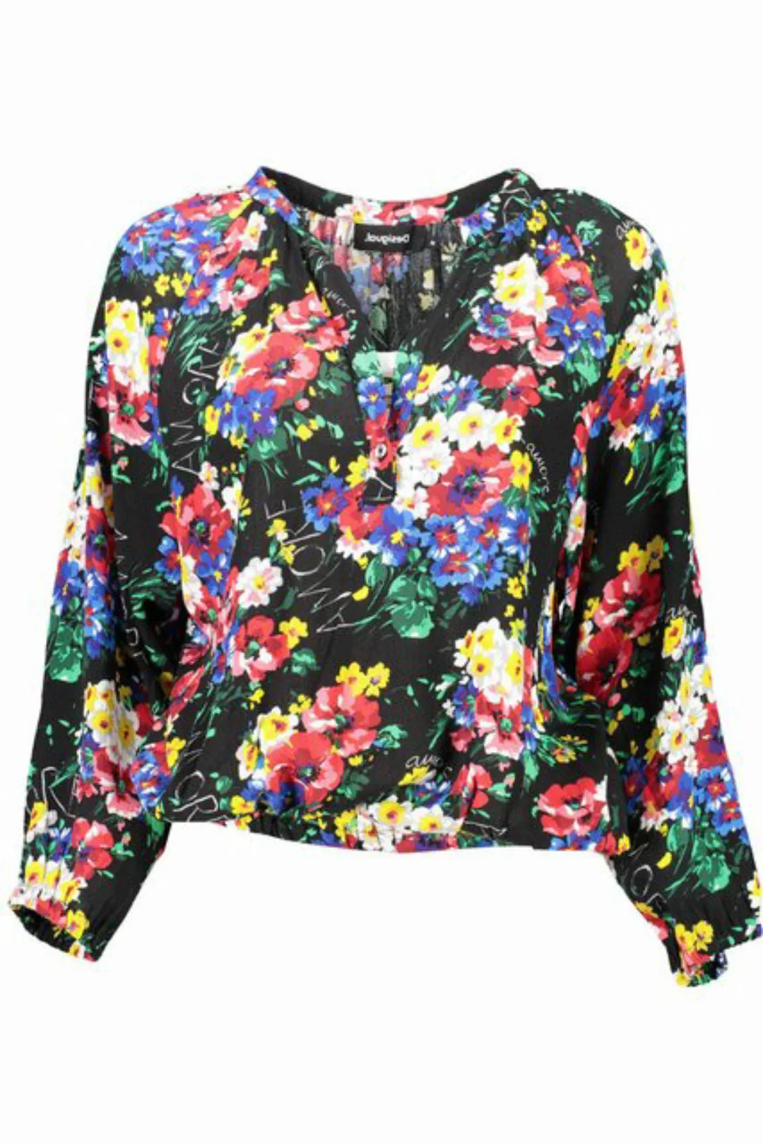 Desigual T-Shirt Elegantes Schwarzes Damen-Langarmshirt mit günstig online kaufen