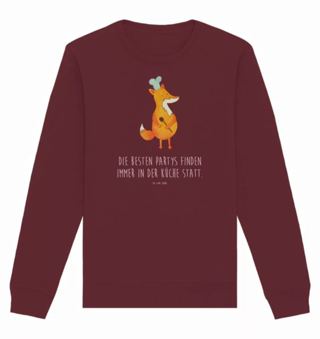 Mr. & Mrs. Panda Longpullover Größe XL Fuchs Koch - Burgundy - Geschenk, Bä günstig online kaufen