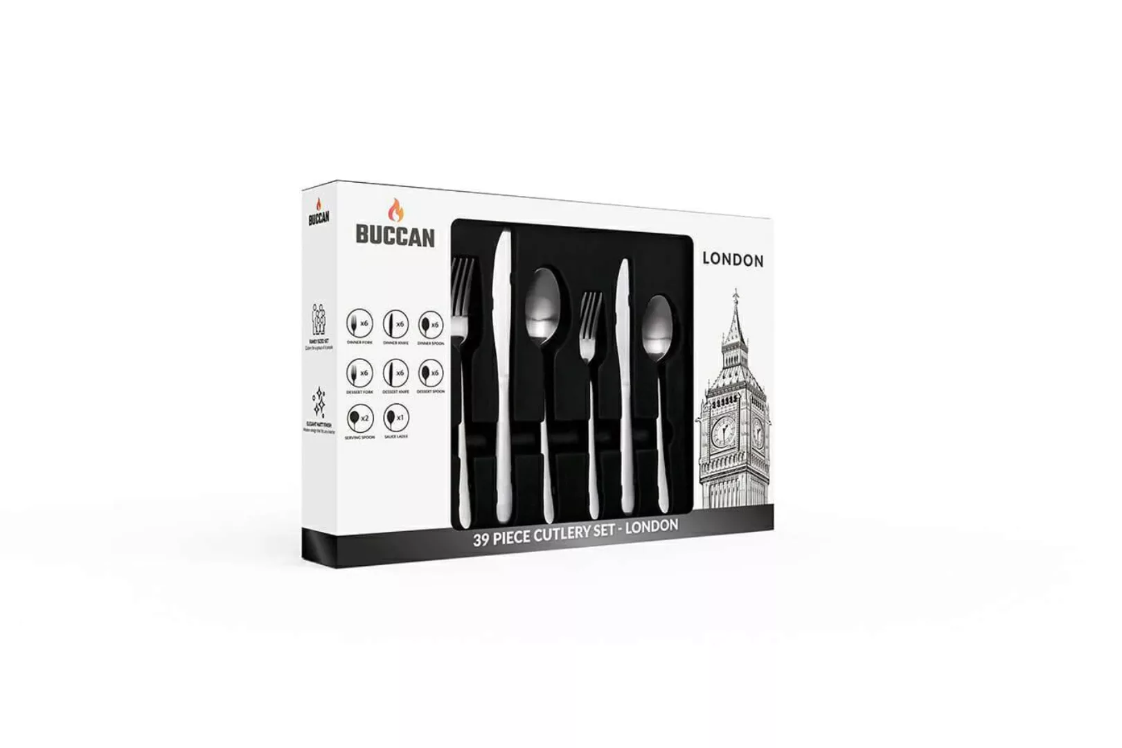 Buccan | 39-teiliges Besteckset London günstig online kaufen