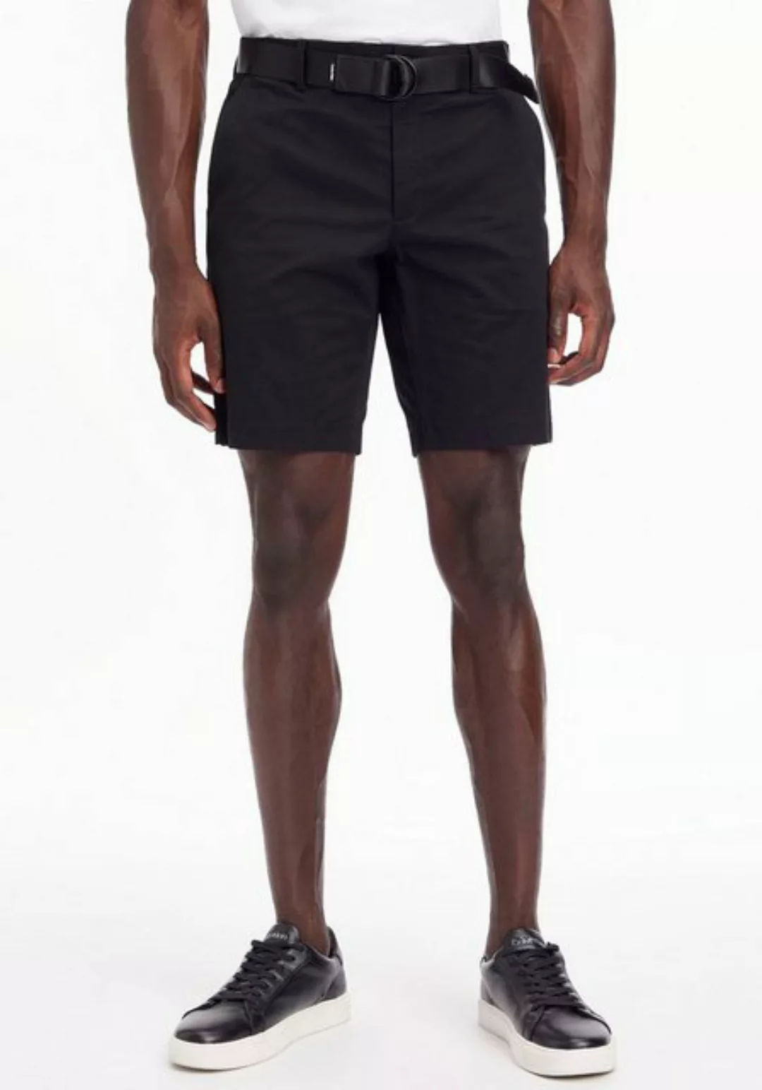 Calvin Klein Shorts MODERN TWILL SLIM mit Gürtel günstig online kaufen